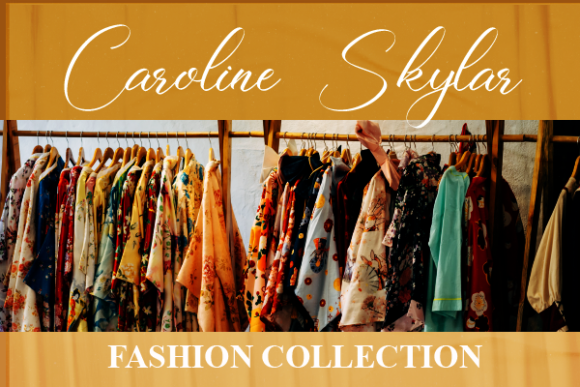 Rosemary Carolina Font Poster 13