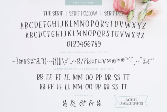 Roseroot Cottage Collection Font Poster 11