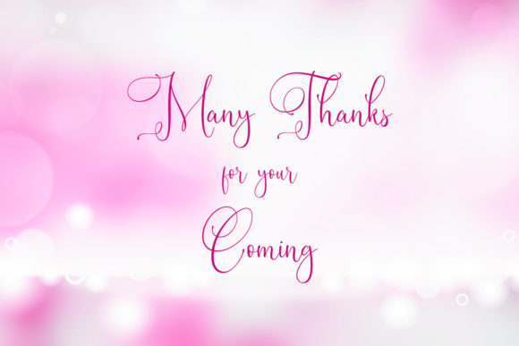 Rosevelyne Font Poster 8
