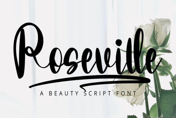 Roseville Font Poster 1