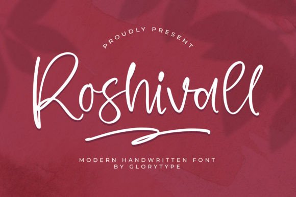 Roshivall Font Poster 1