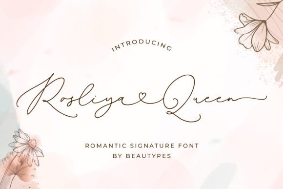 Rosliya Queen Font