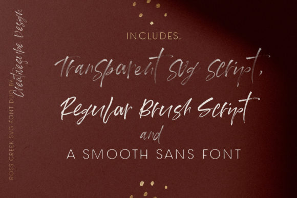 Ross Creek Font Poster 5