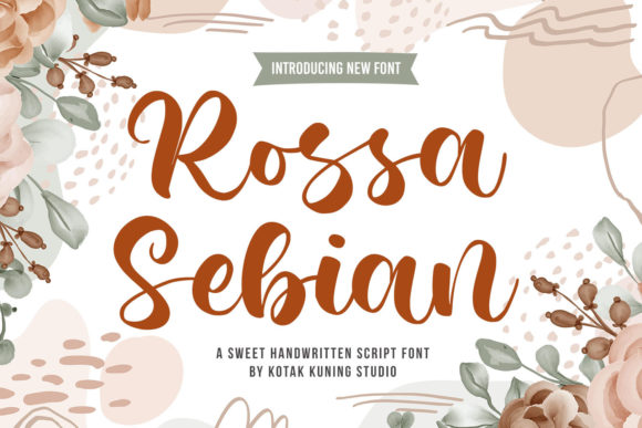 Rossa Sebian Font Poster 1