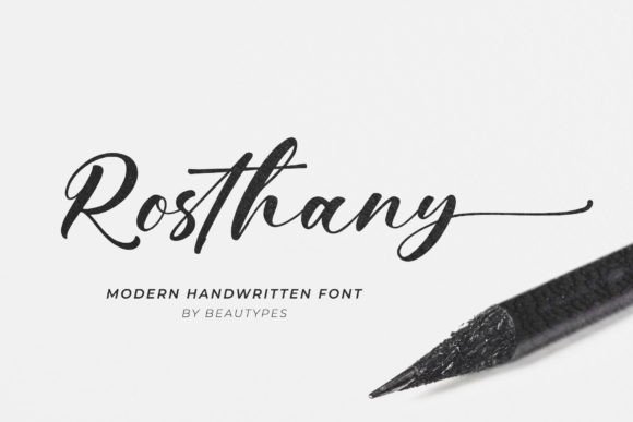 Rosthany Font Poster 1