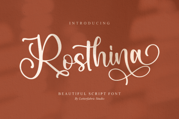 Rosthina Font Poster 1