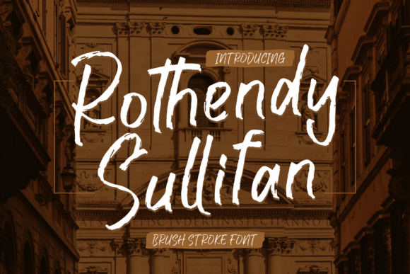 Rothendy Sullifan Font Poster 1