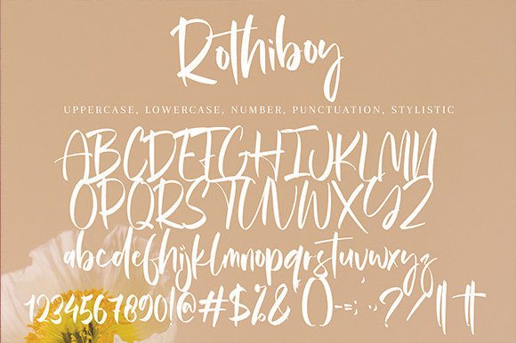 Rothiboy Font Poster 9