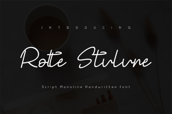 Rotte Stulune Font Poster 1