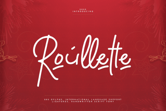 Roullette Font Poster 1