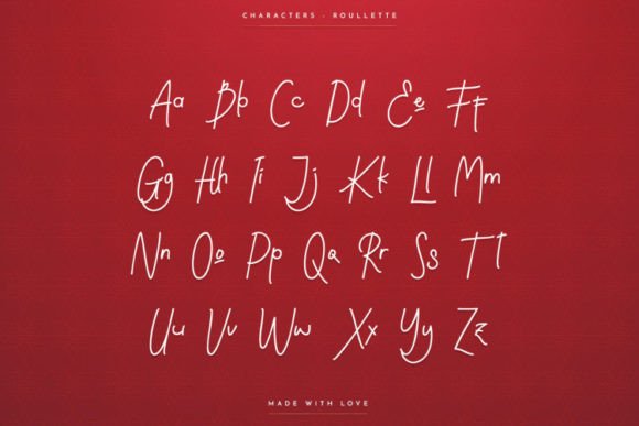 Roullette Font Poster 9