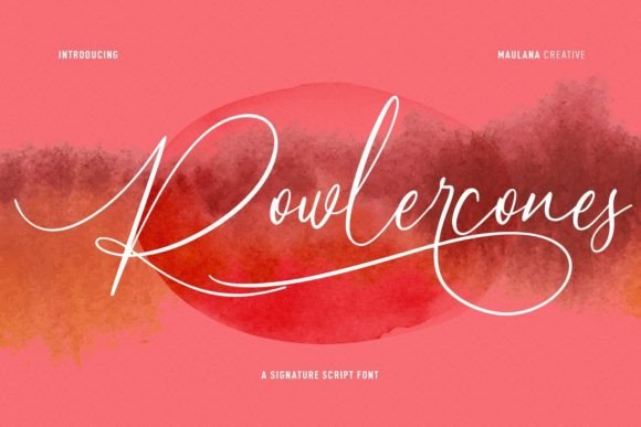 Rowlercones Font Poster 1