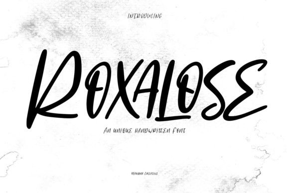 Roxalose Font Poster 1