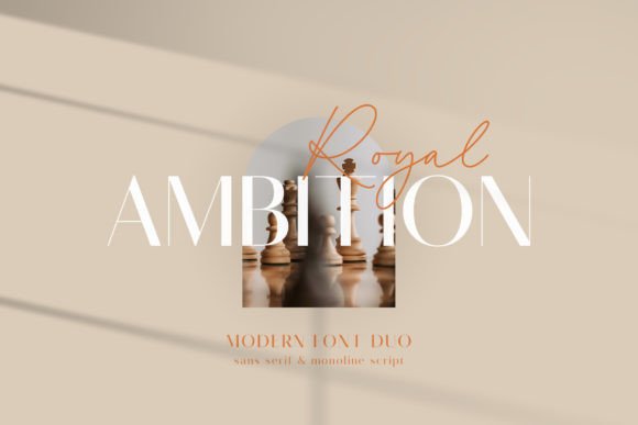 Royal Ambition Duo Font Poster 1