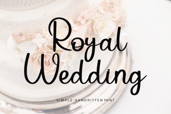 Royal Wedding Font Poster 1
