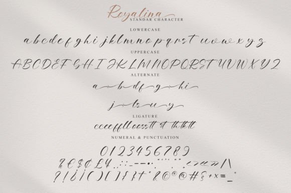 Royalina Font Poster 4