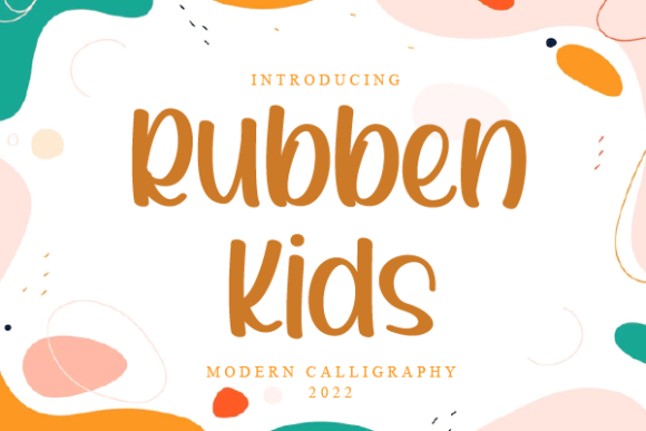 Rubben Kids Font Poster 1