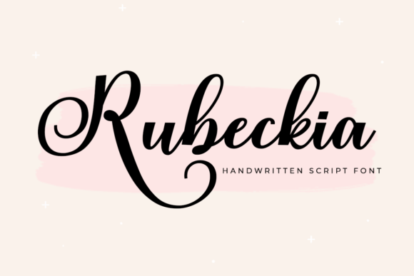 Rubeckia Font Poster 1