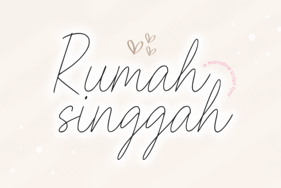 Rumah Singgah Font Poster 1