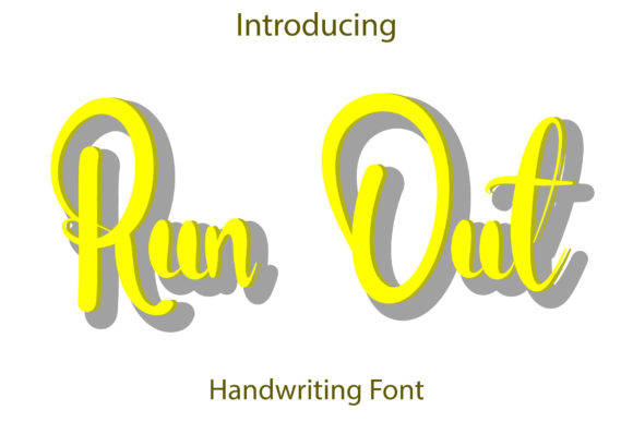 Run out Font