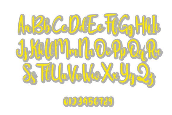 Run out Font Poster 4