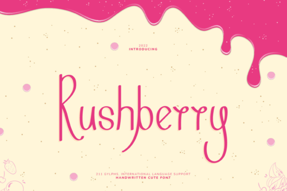 Rushberry Font Poster 1