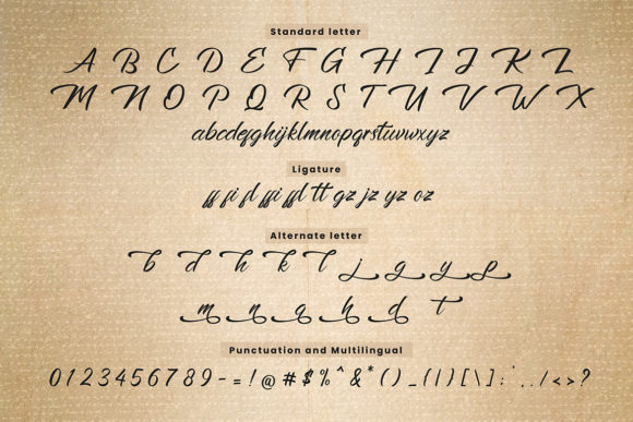 Rushine Font Poster 3
