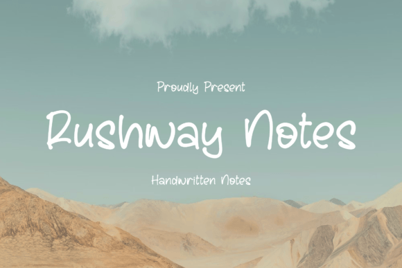 Rushway Notes Font
