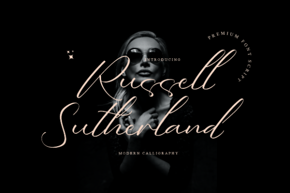Russell Sutherland Font Poster 1