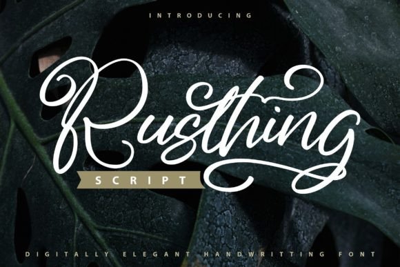 Rusthing Font Poster 1