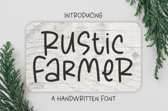Rustic Farmer Font Poster 1
