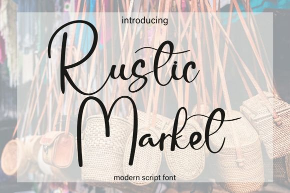 Rustic Market Font Poster 1