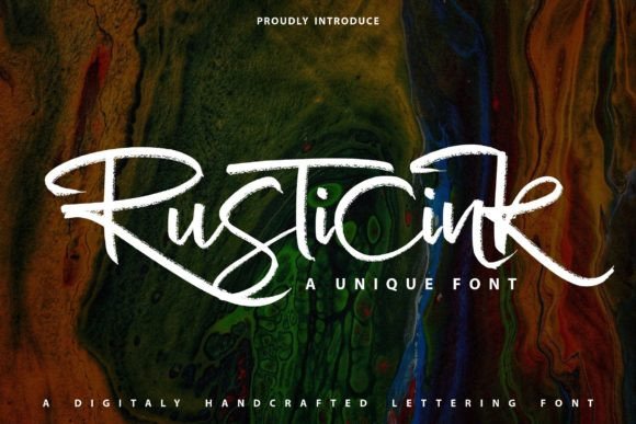 Rusticink Font Poster 1