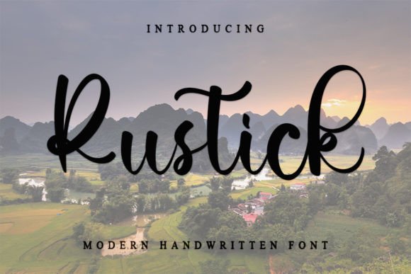 Rustick Font Poster 1