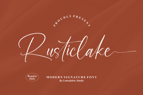 Rusticlake Font Rusticlake Font Poster 1
