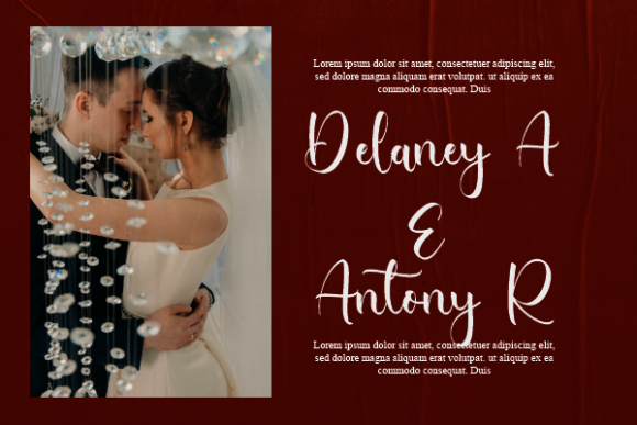 Ryndel Deirdre Font Poster 11