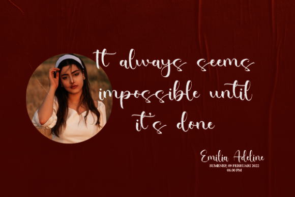 Ryndel Deirdre Font Poster 10