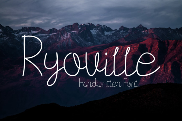 Ryoville Font Poster 1