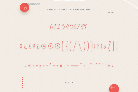 Ryujin Font Poster 6