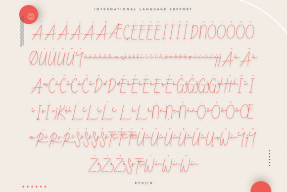Ryujin Font Poster 7