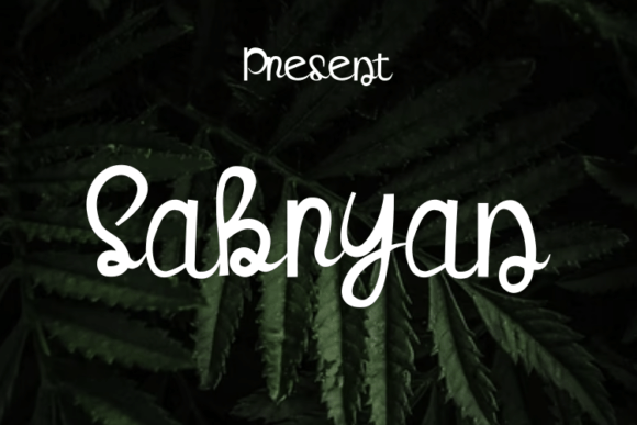 Sabryan Font Poster 1