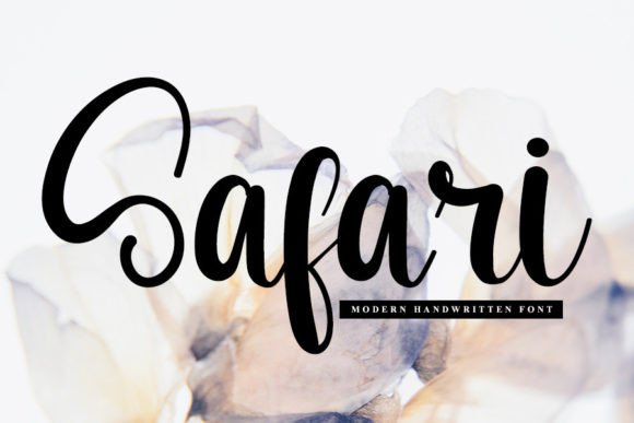 Safari Font Poster 1
