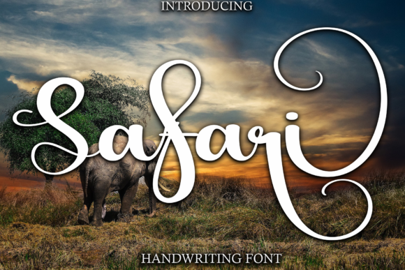 Safari Font Poster 1