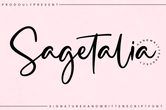 Sagetalia Font Poster 1