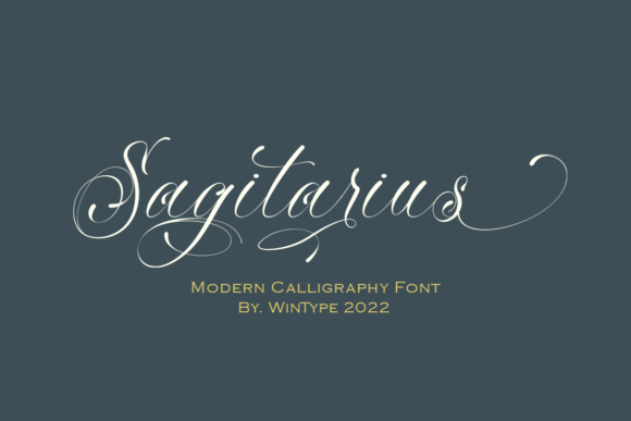 Sagitarius Font Poster 1