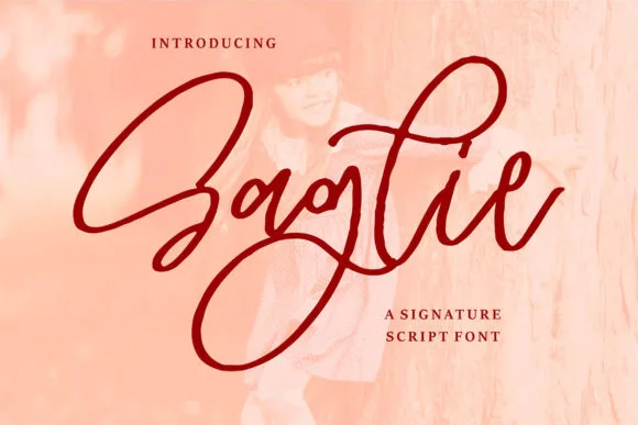 Saglie Font Saglie Font Poster 1
