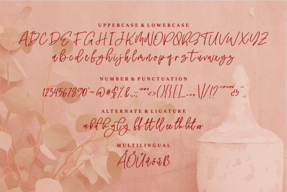 Saglie Font Poster 6