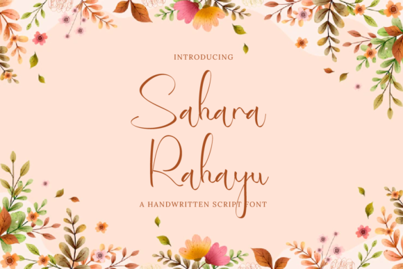 Sahara Rahayu Font Poster 1