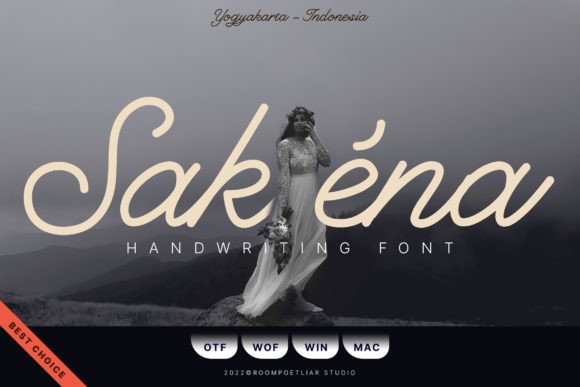 Sakéna Font Poster 1