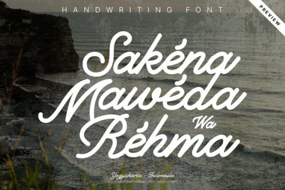 Sakéna Font Poster 2